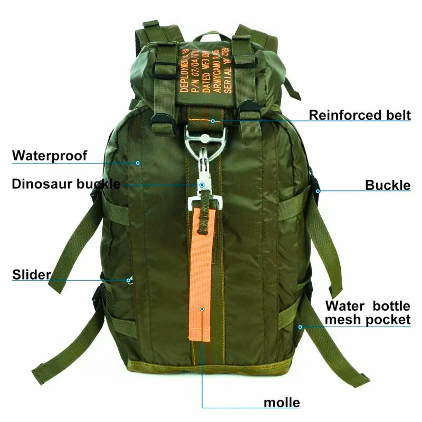 AdventureTrail Lightweight Waterproof Backpack - Molvana