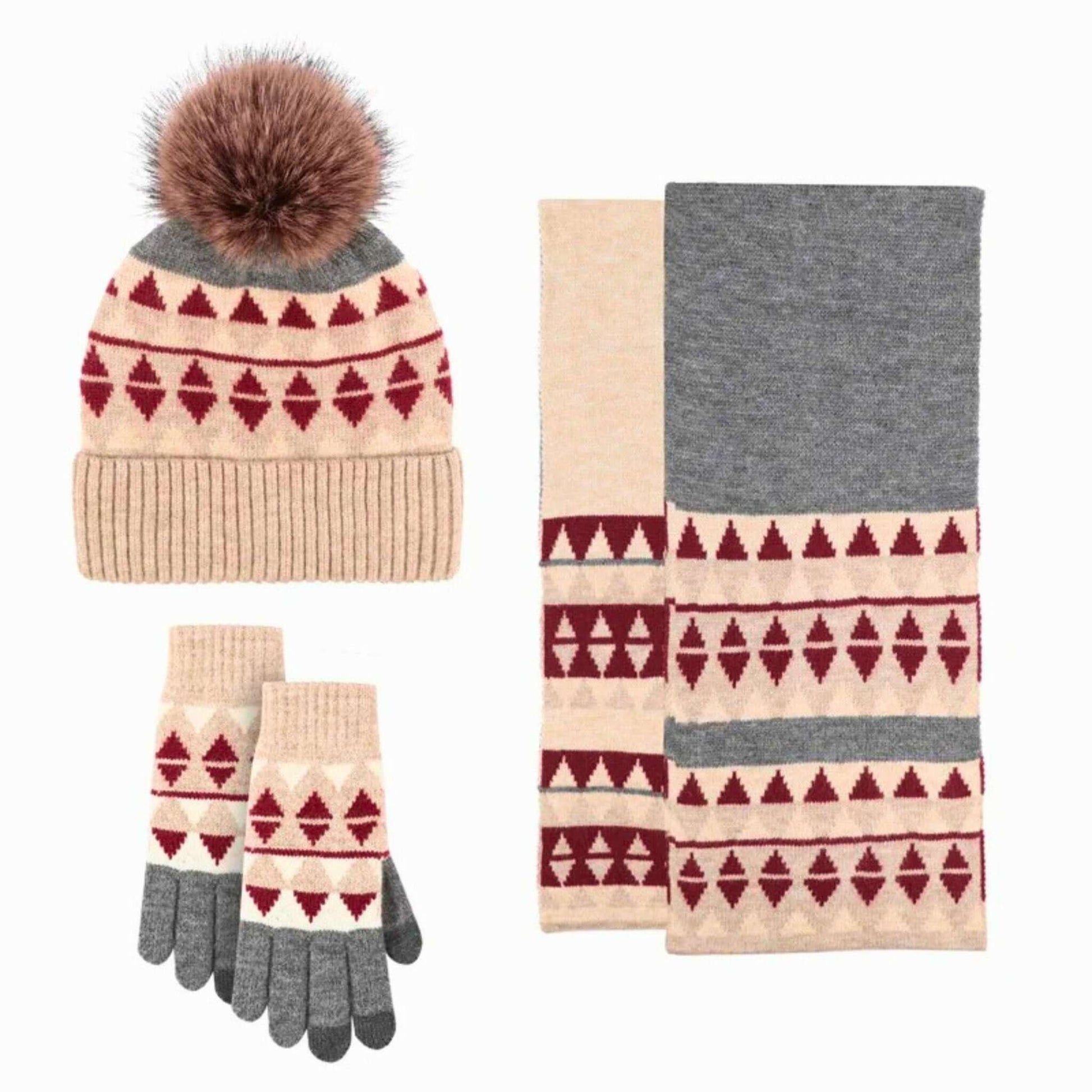 Cashmere 3 - Piece Winter Set - Molvana