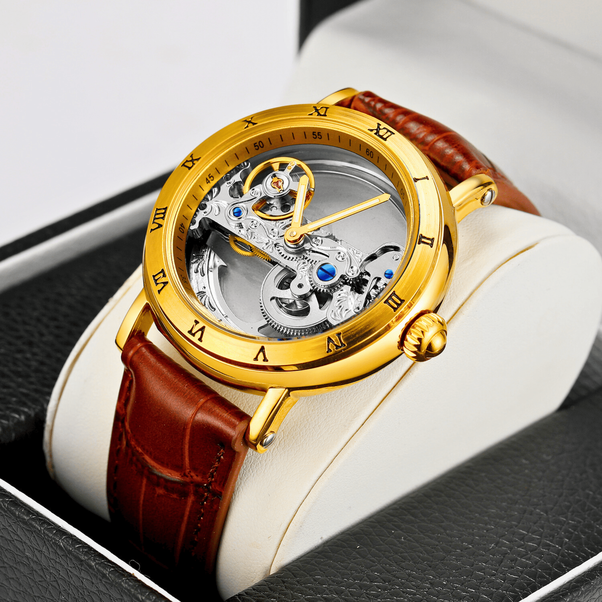 Eterna Mechanical Skeleton Tourbillon Watch - Molvana