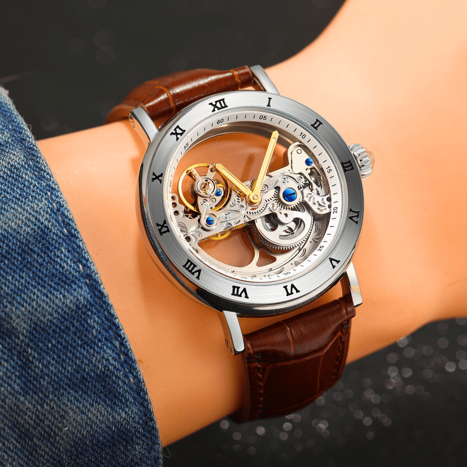 Eterna Mechanical Skeleton Tourbillon Watch - Molvana