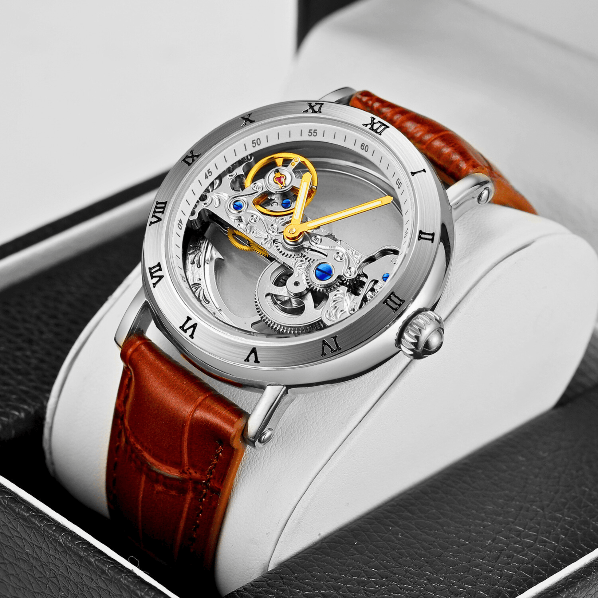 Eterna Mechanical Skeleton Tourbillon Watch - Molvana