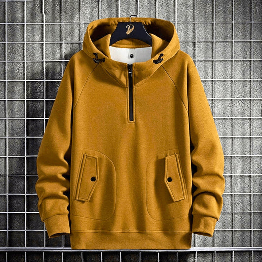 Half - Zip Pullover Hoodie - Molvana