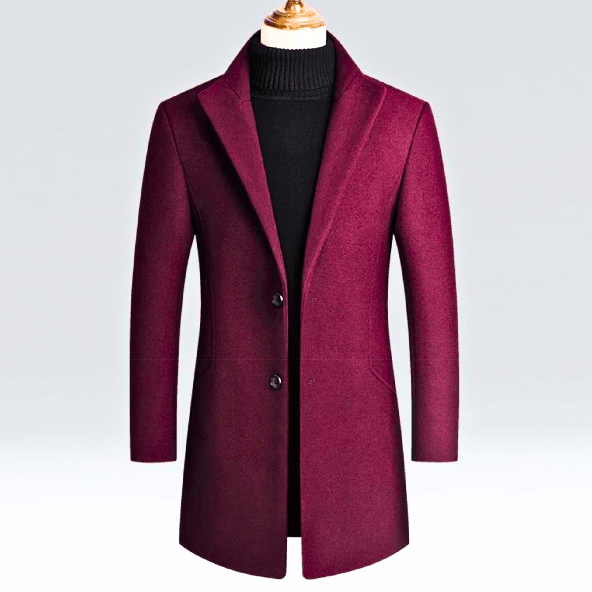 Imperial Tailored Wool Overcoat - Molvana