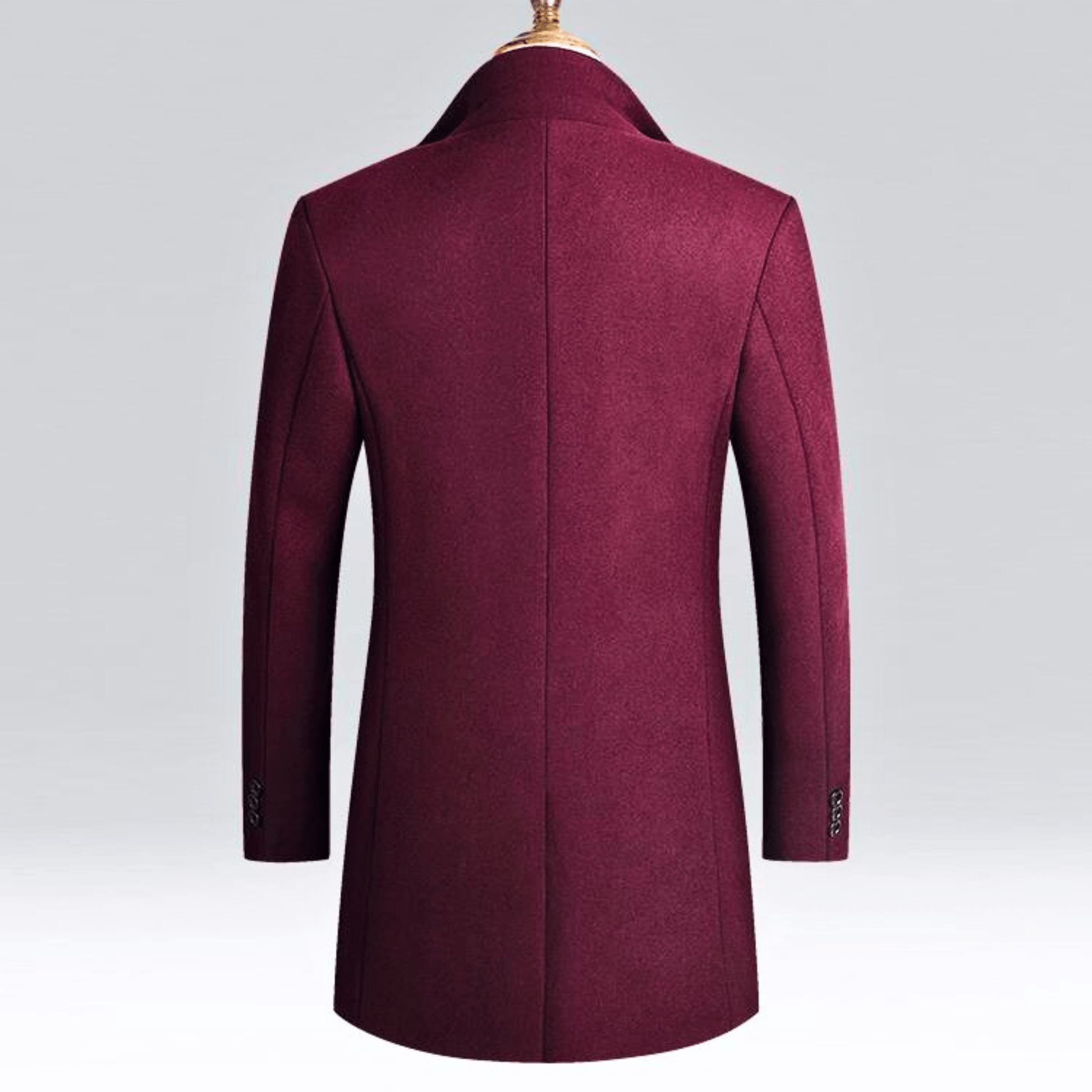 Imperial Tailored Wool Overcoat - Molvana