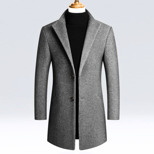 Imperial Tailored Wool Overcoat - Molvana