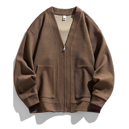 Knit Zip Sweater - Molvana