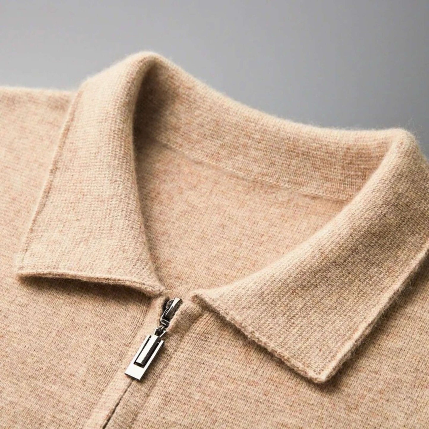 Merino Zip - up Cardigan - Molvana