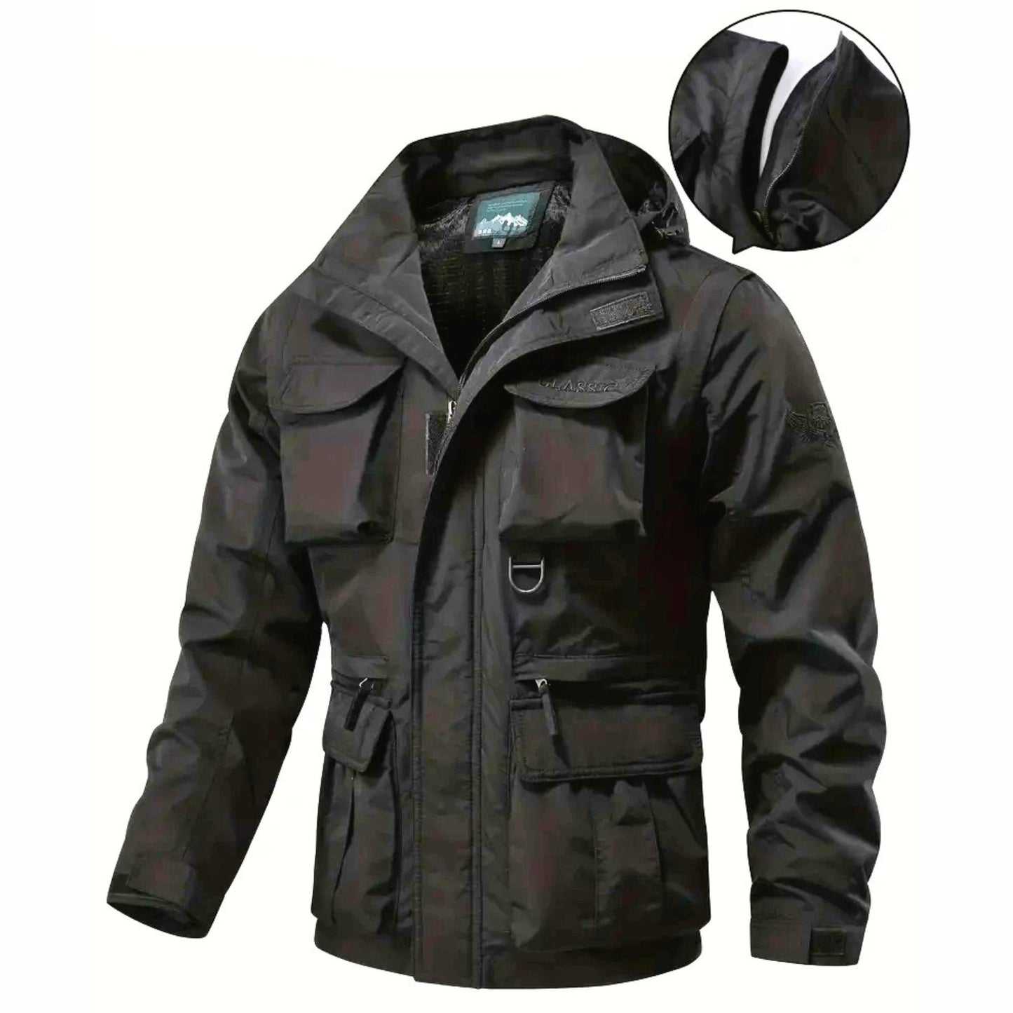 Multi - Pocket Detachable All - Weather Jacket - Molvana