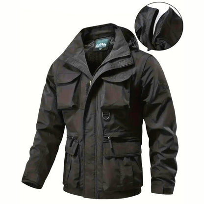 Multi - Pocket Detachable All - Weather Jacket - Molvana