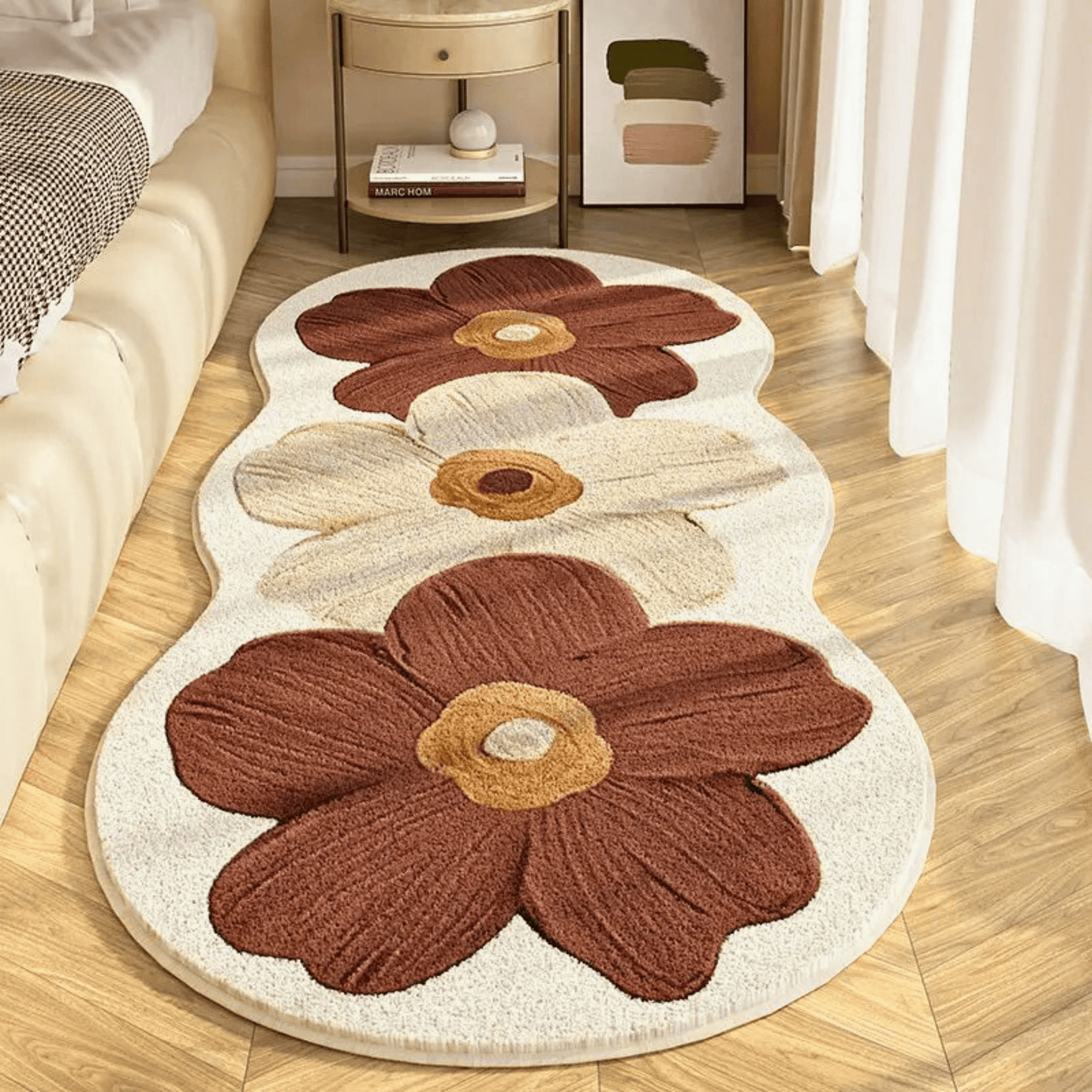 Molvana - Blossom Heaven Carpet - 14:1254#brown;5:200844313#40x120cm