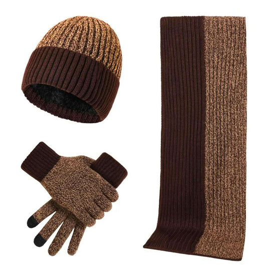 Woolen 3 - Piece Winter Set - Molvana